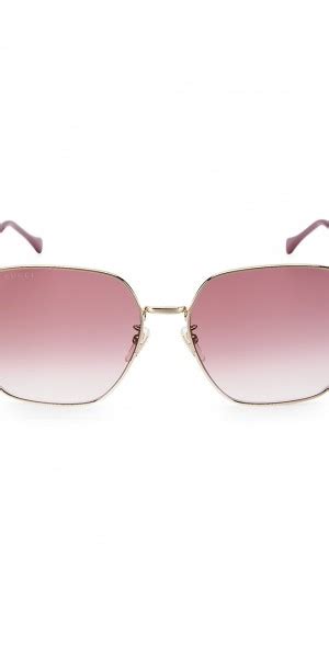 knock off gucci 60mm oversize square sunglasses